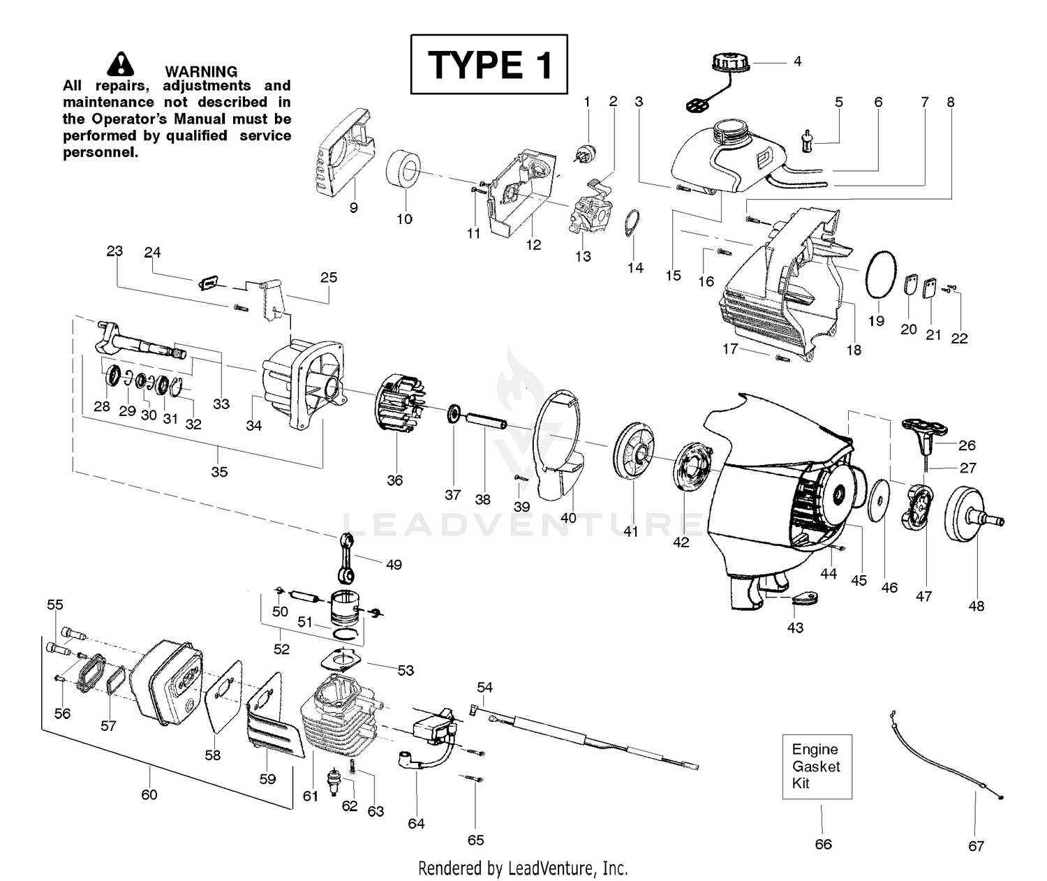 Engine Assembly Type 1