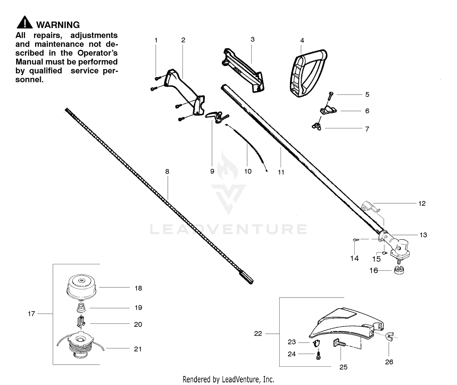 Handle, Chassis & Bar Assembly Type 6
