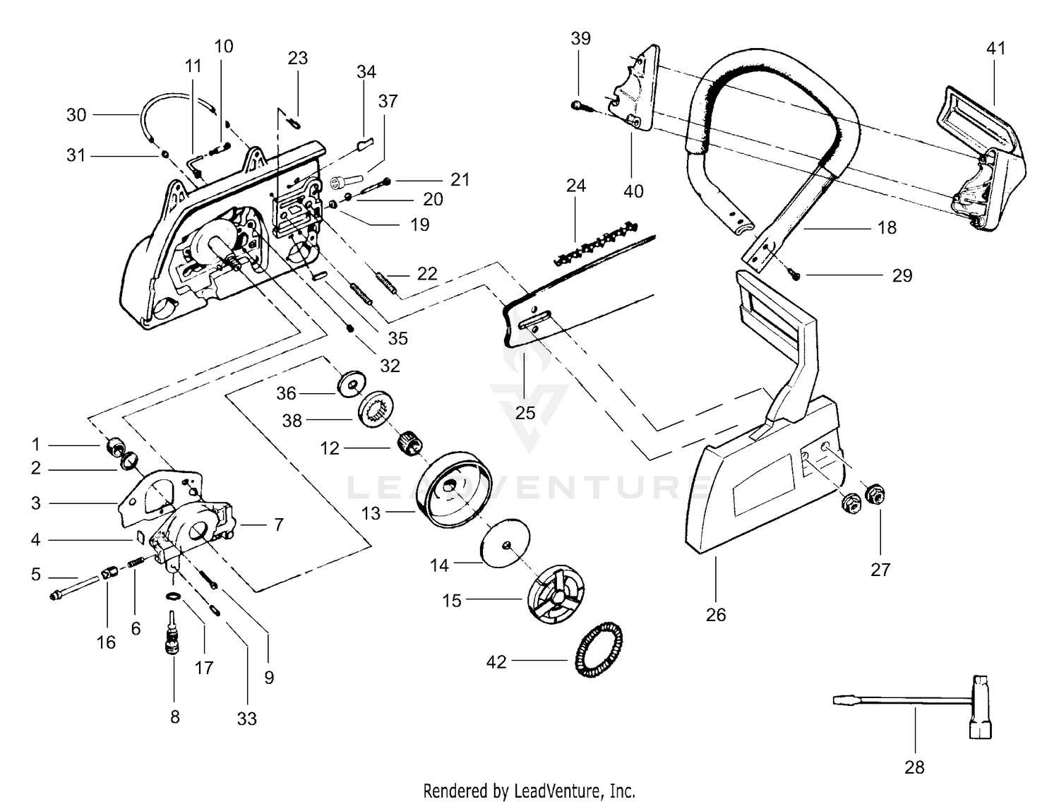 Handle & Bar Assembly