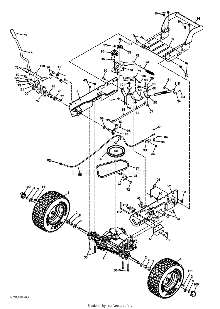 Poulan PB30 96022002000 (2013-06) Riding Mower