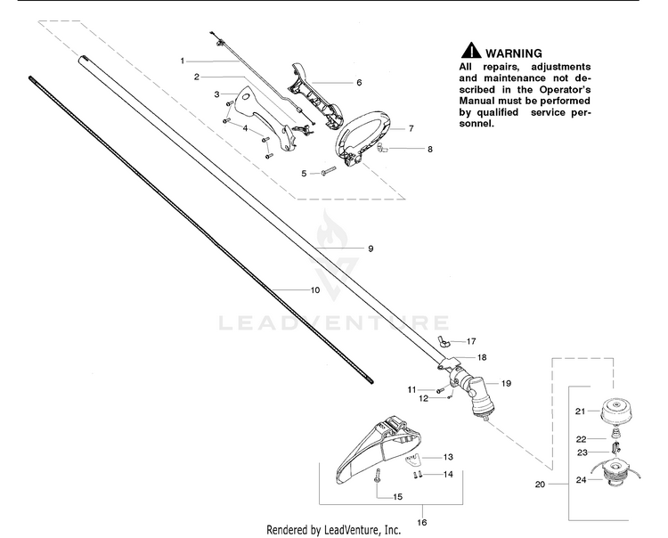 Weed Eater Featherlite SST 25 Gas Trimmer | Partswarehouse