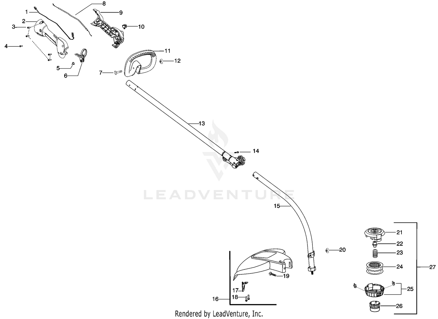 Handle & Shaft Assembly