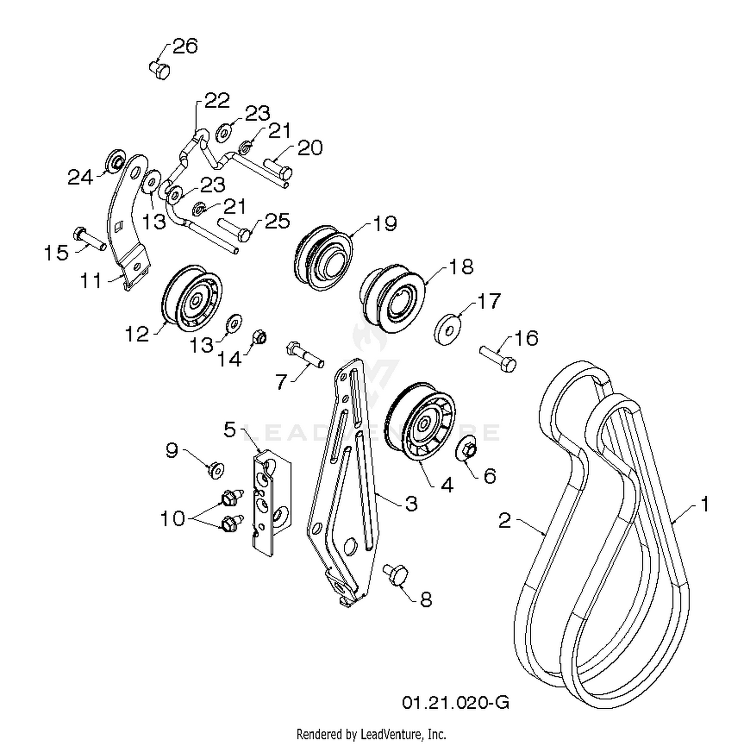CHASSIS /ENGINE /PULLEY