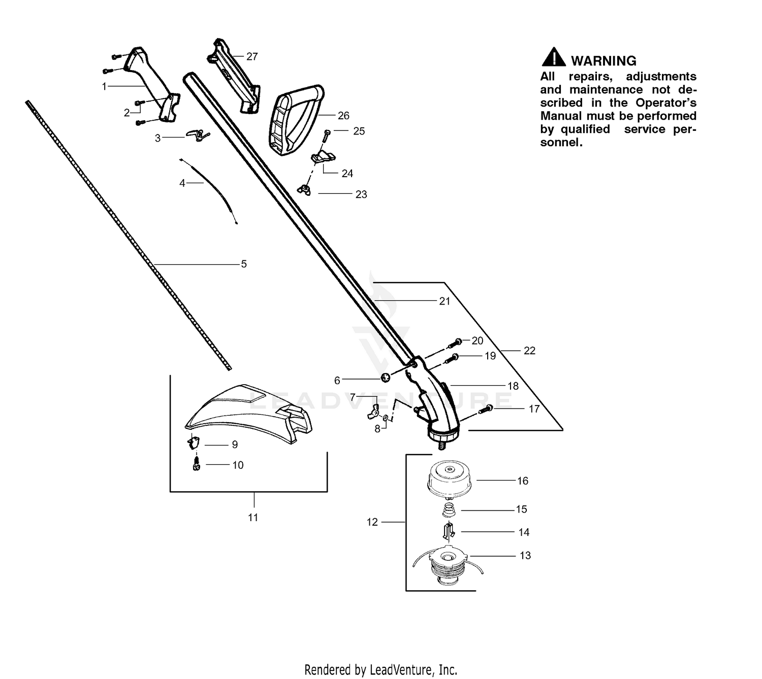 Drive Shaft & Cutting Head