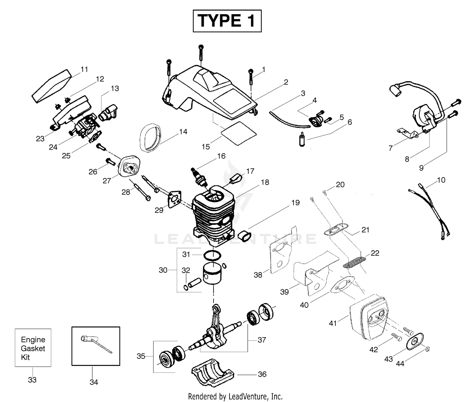 Engine Assembly Type 1