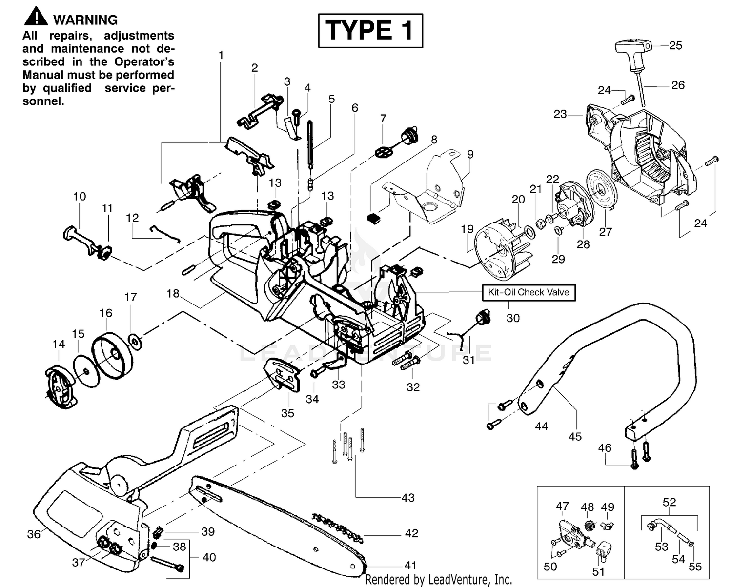 Handle & External Assembly Type 1