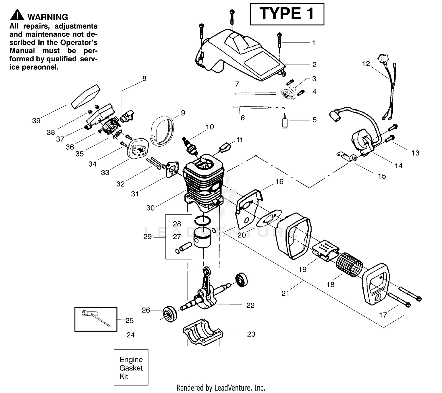 Engine Assembly Type 1