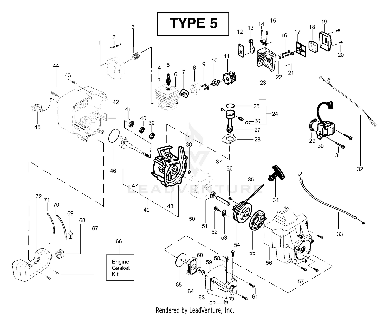 Engine Assembly Type 5