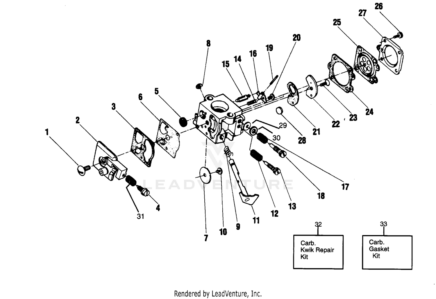 CARBURETORS WA-149,WT63,WA-198 BREAKDOWN