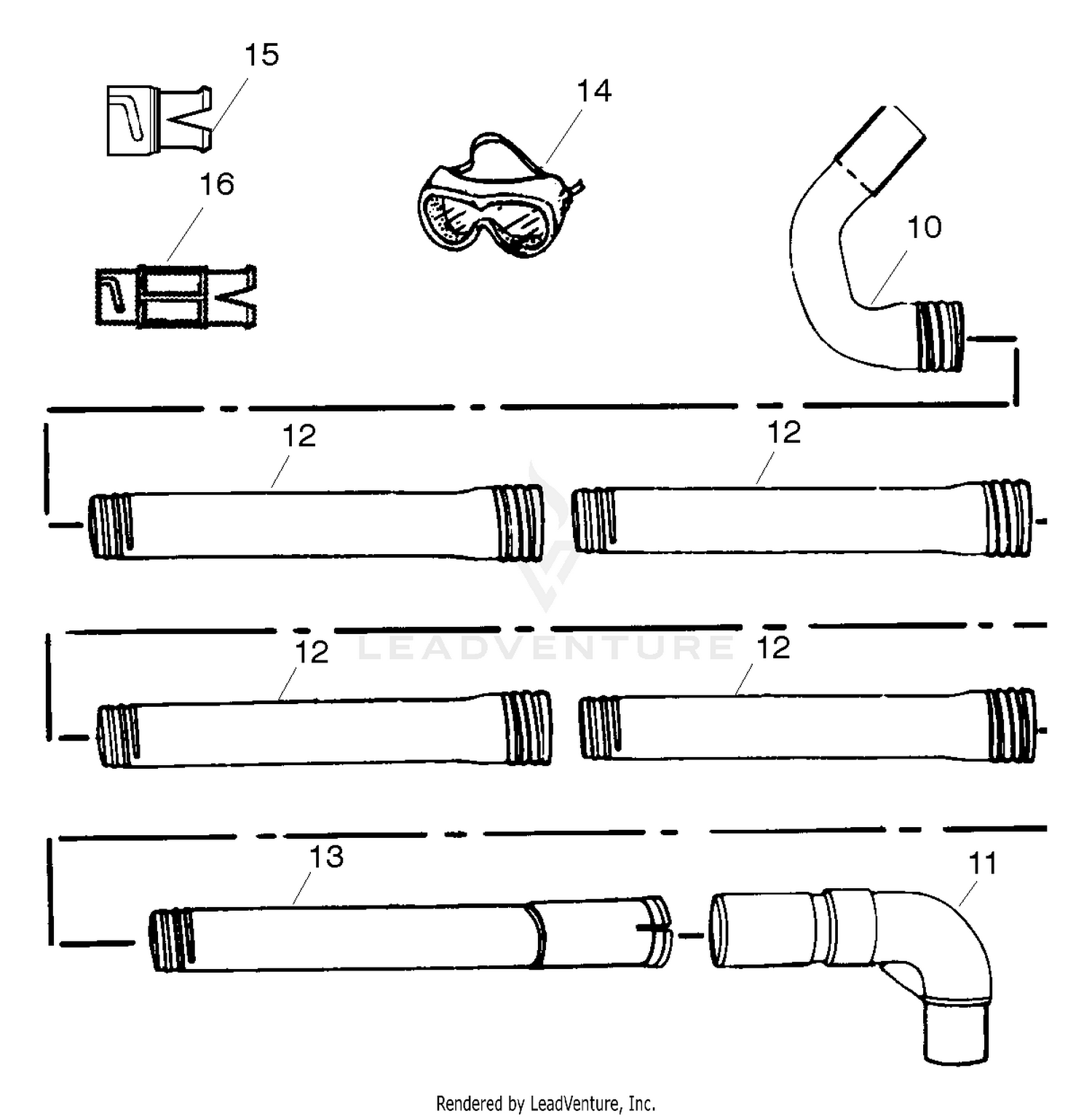 Gutter Attachment Kit PN 952701696
