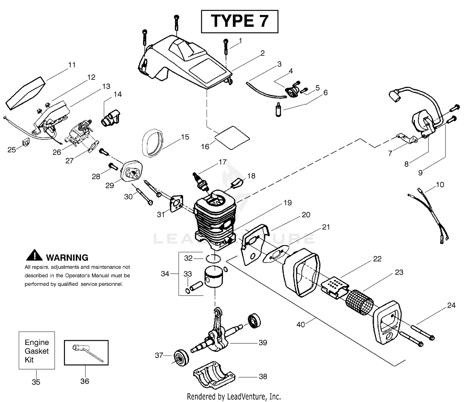 Engine Assembly Type 7