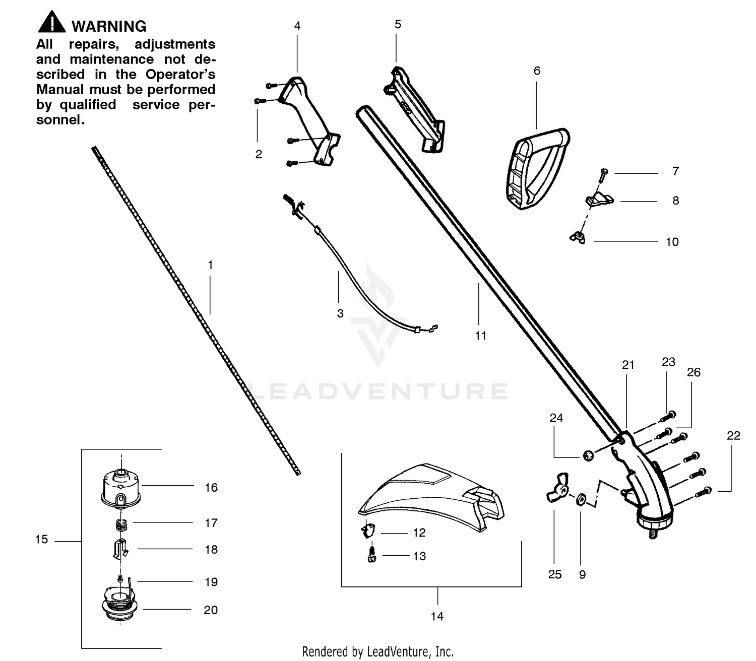 Drive Shaft & Cutting Head