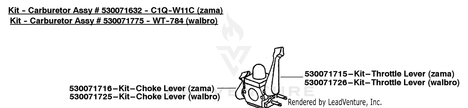 Kit - Carburetor Assy