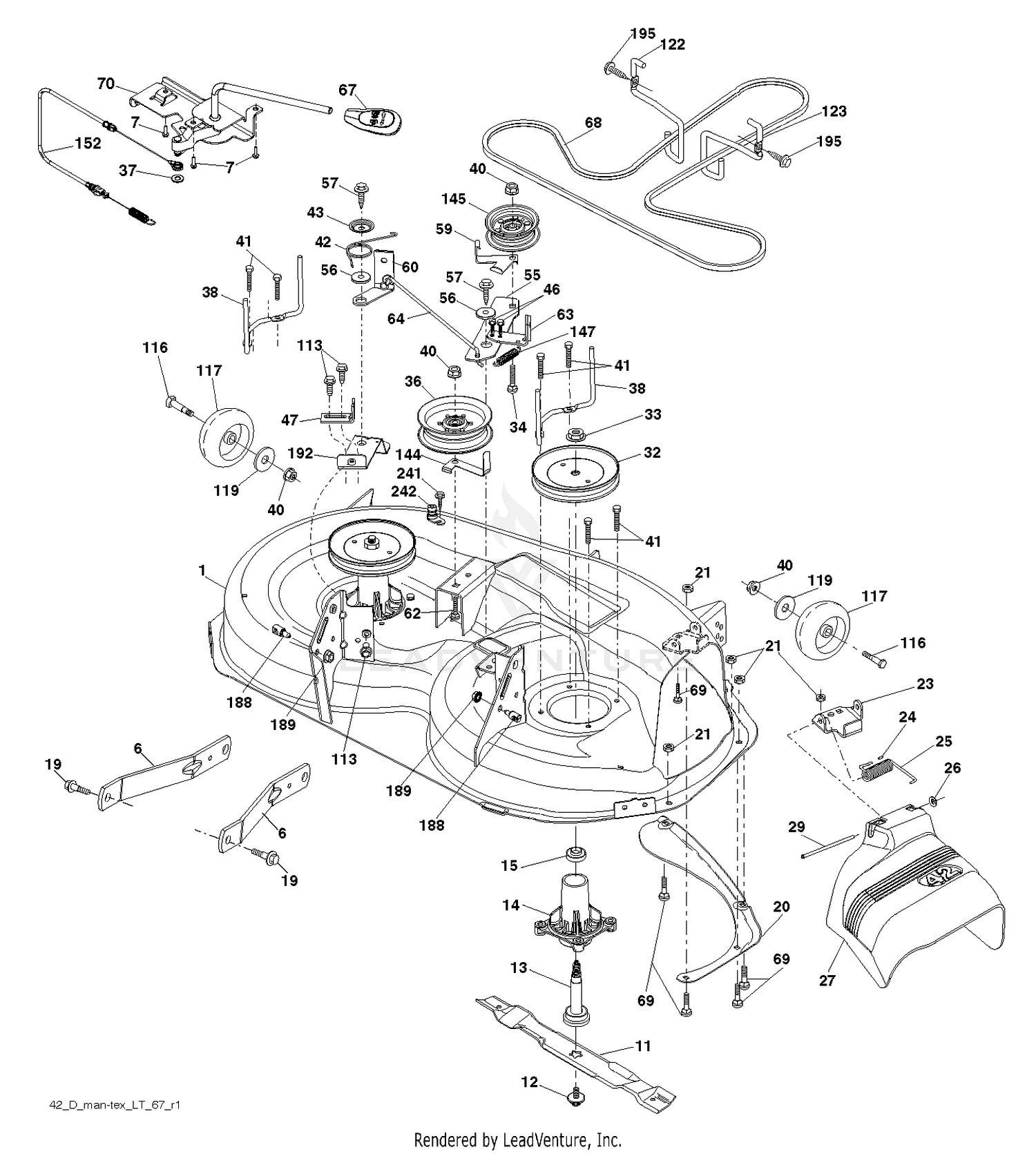 MOWER DECK / CUTTING DECK