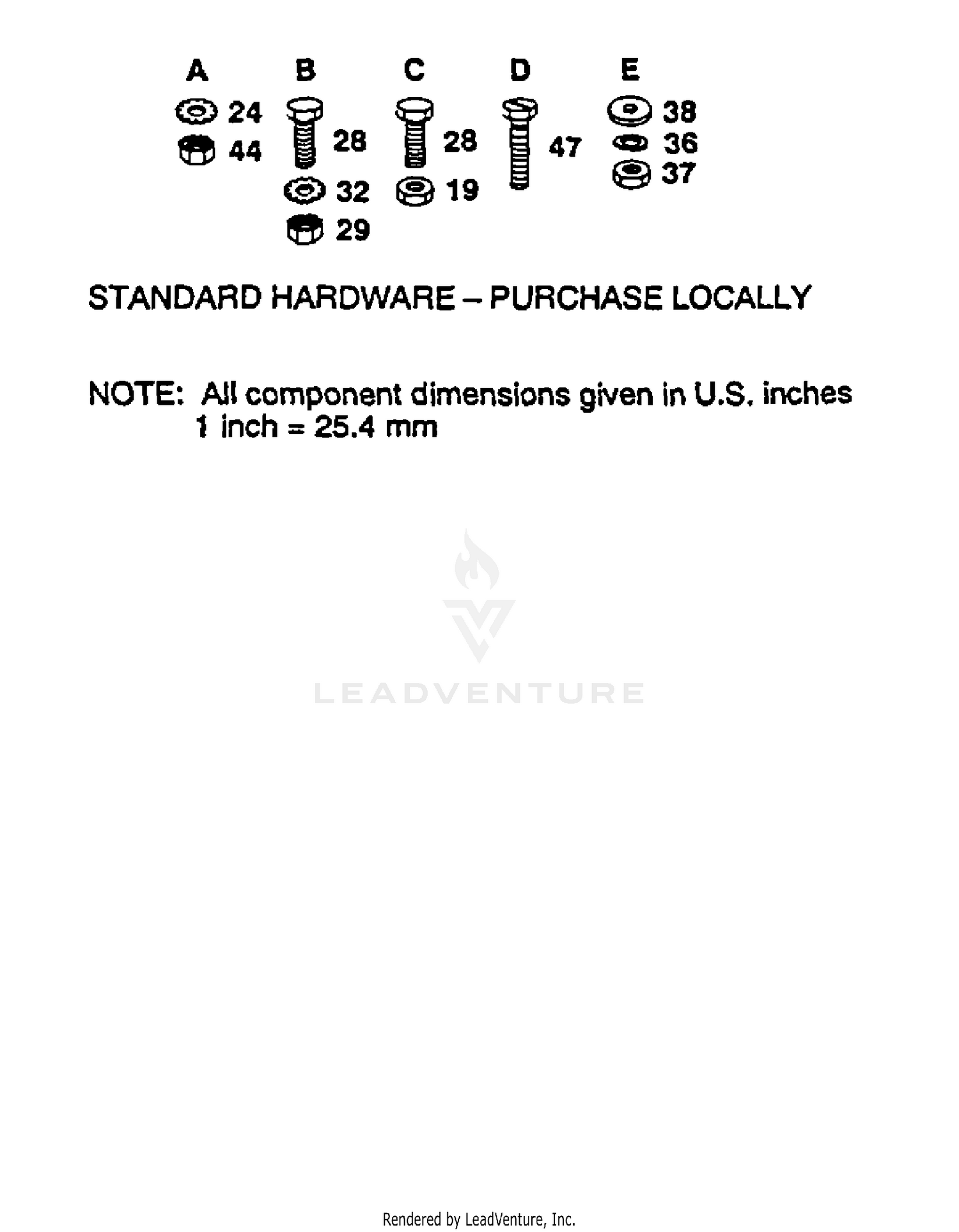 REPAIR PARTS