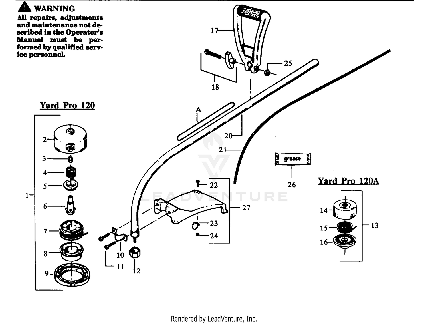 CUTTING HEAD & DRIVE SHAFT