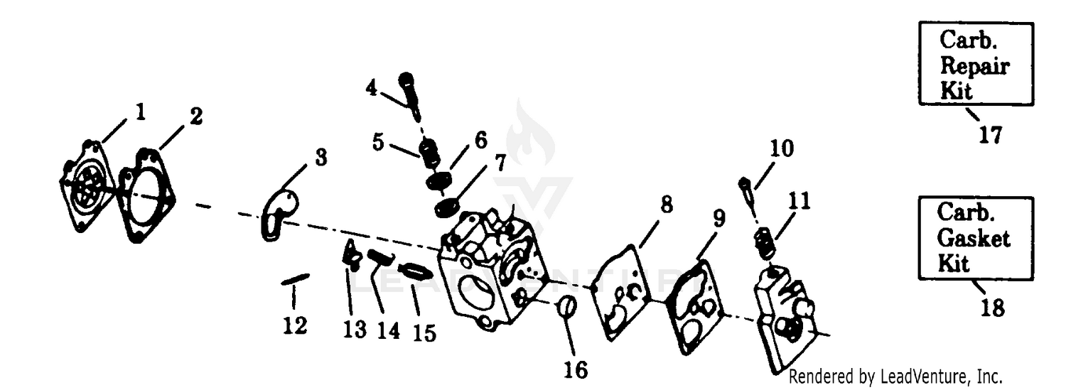 CARBURETOR WA-207 BREAKDOWN