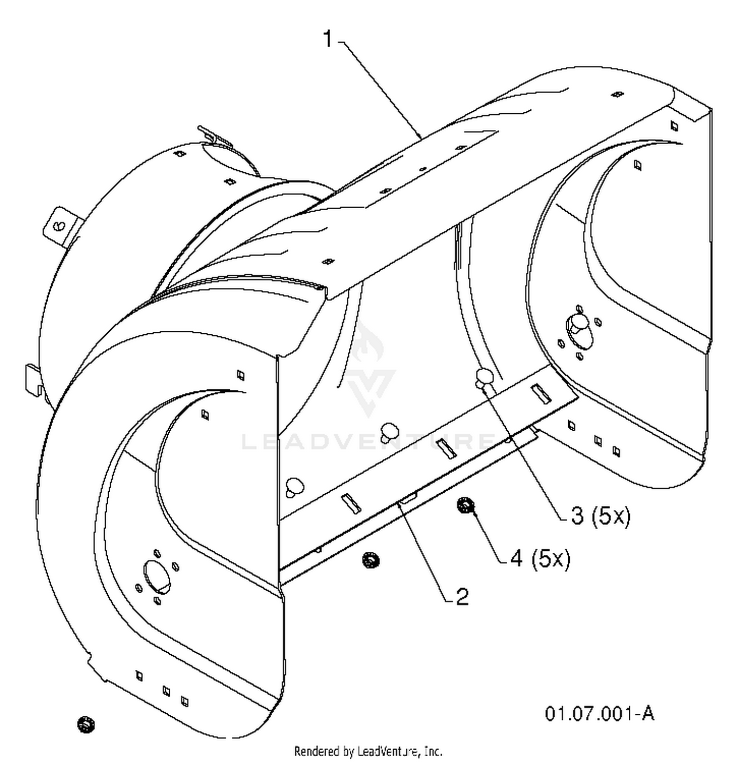 AUGER HOUSING IMPELLER