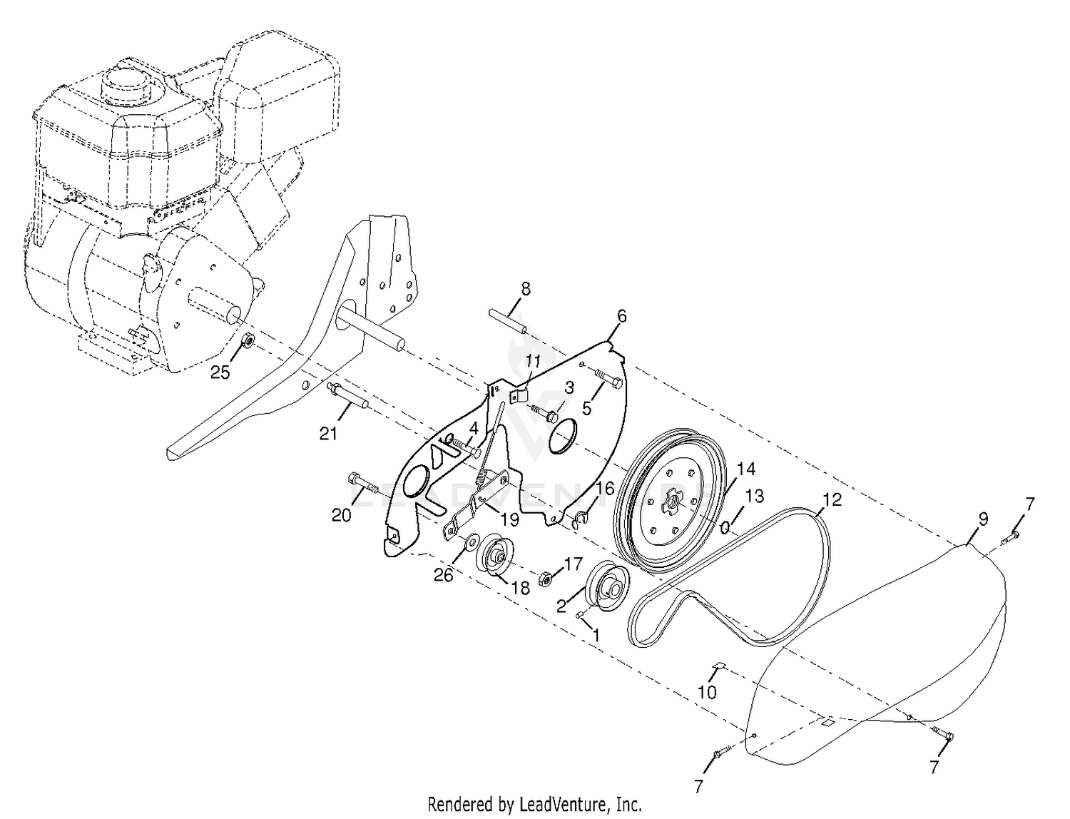 BELT GUARD PULLEY