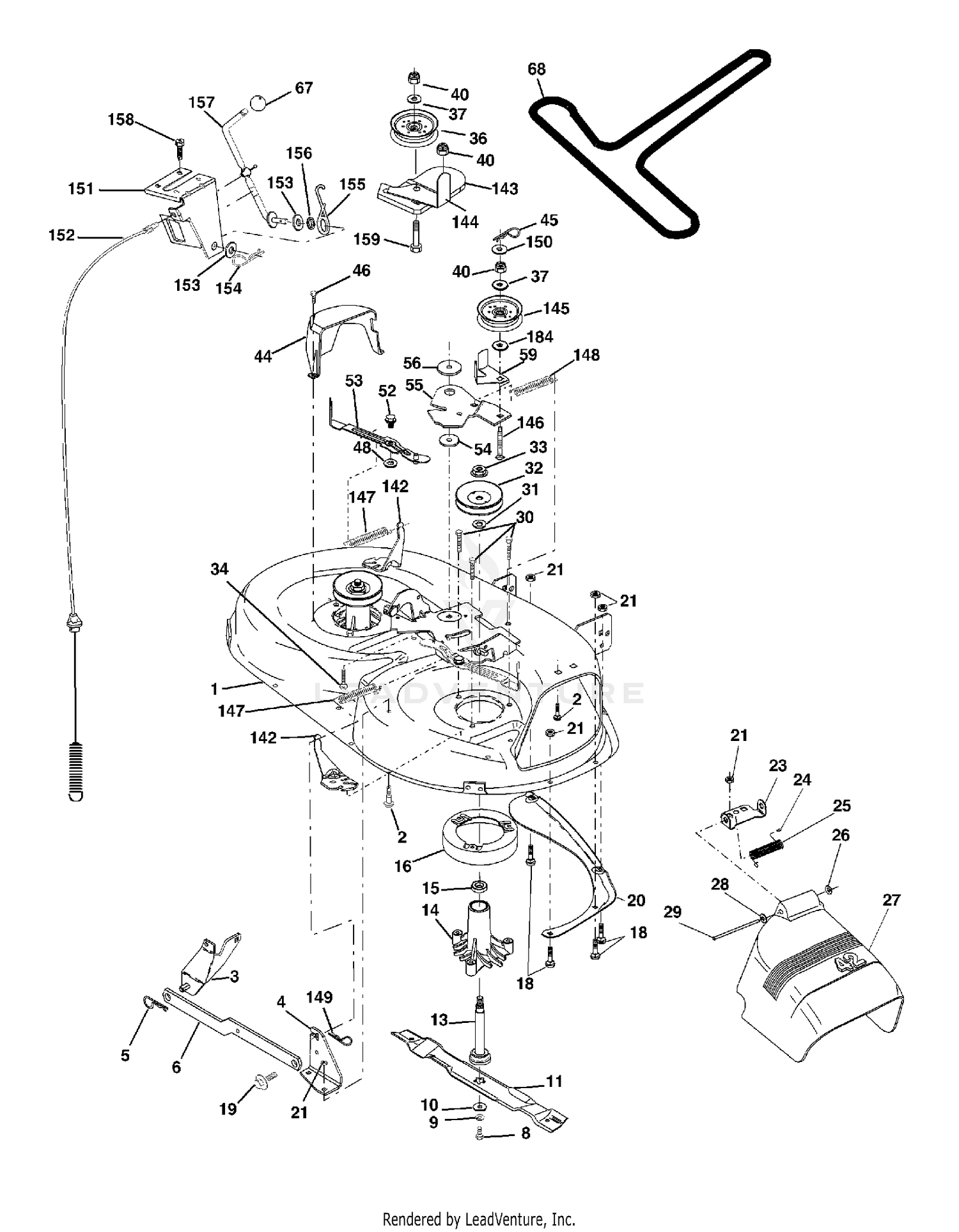MOWER DECK / CUTTING DECK