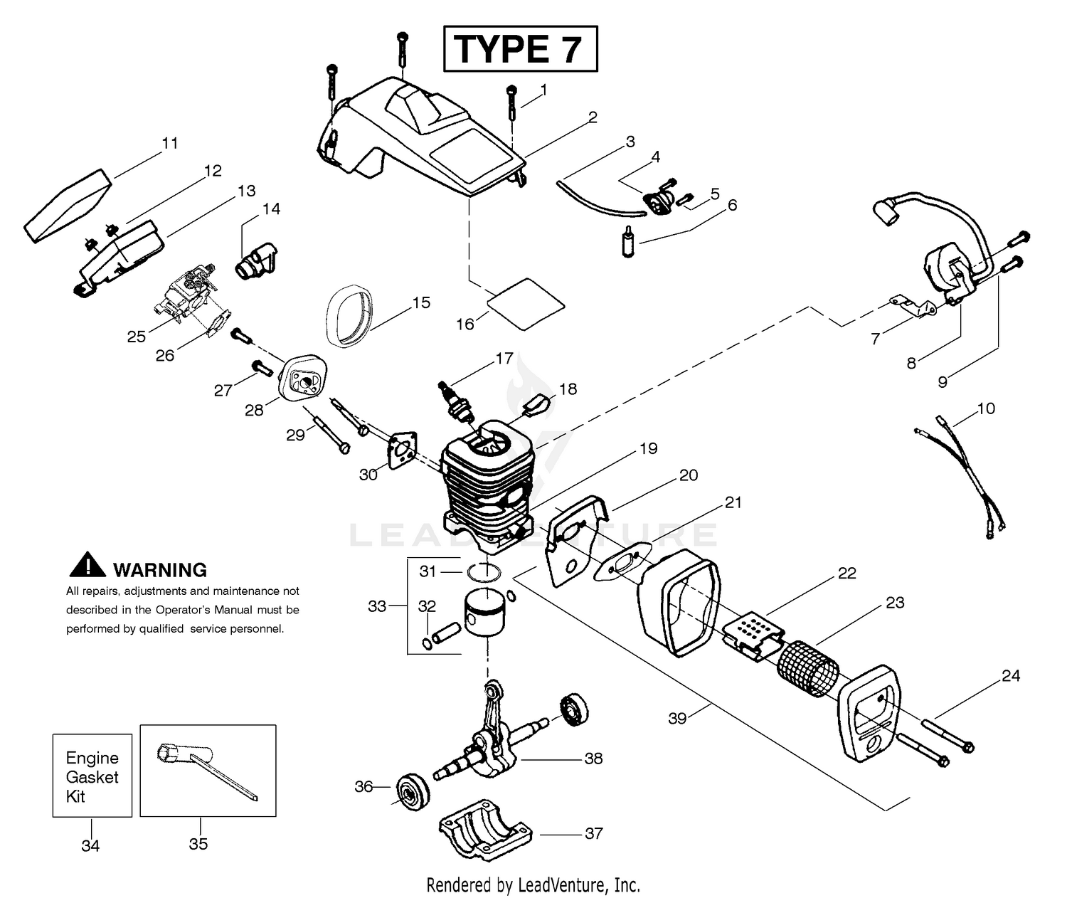 Engine Assembly Type 7