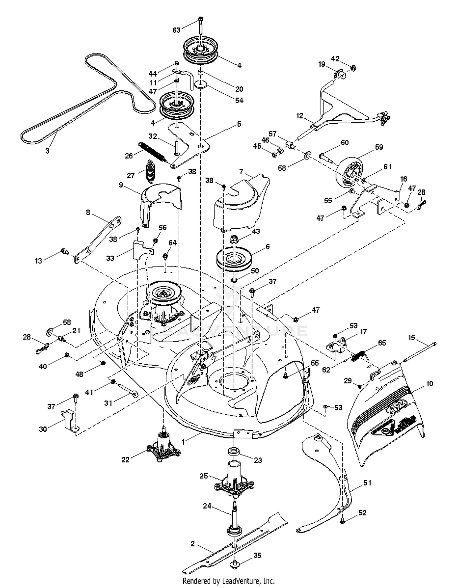 MOWER DECK / CUTTING DECK