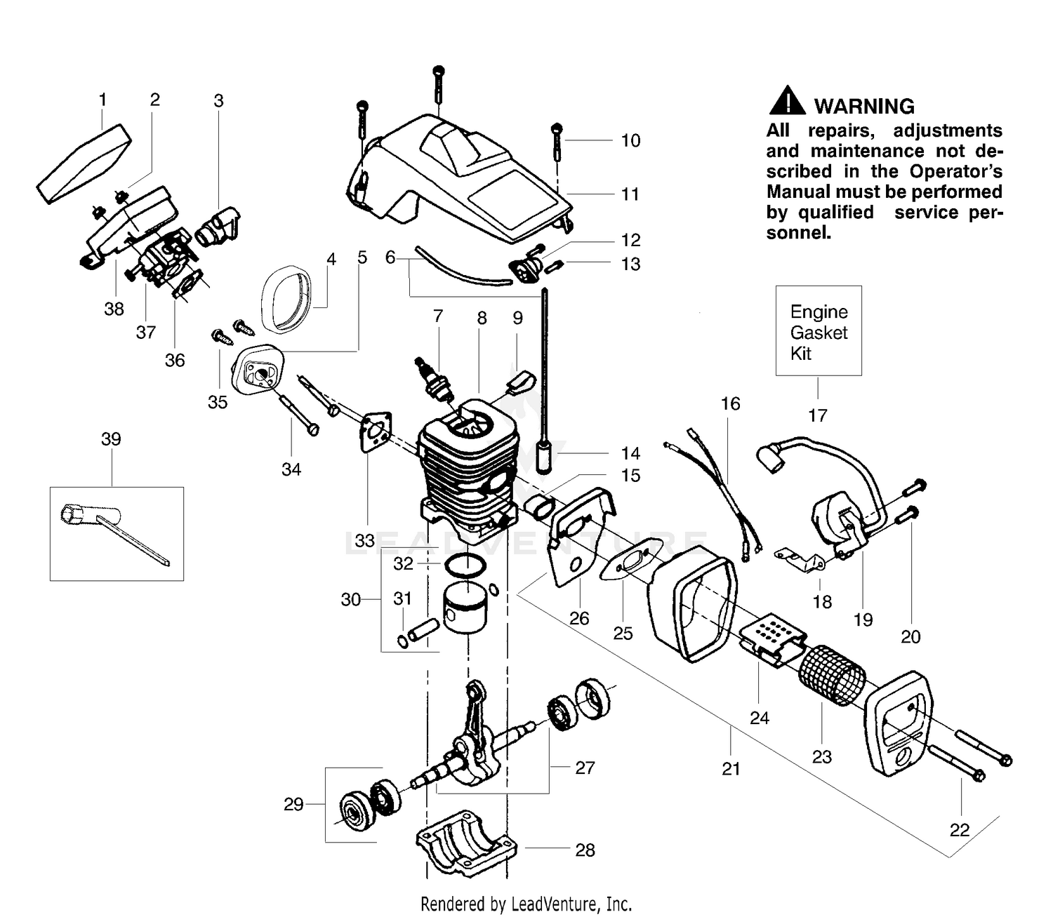 Engine Assembly Type 1 & 2