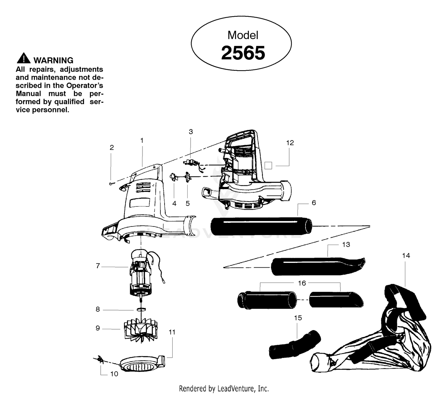 Electric Blower/Blower Assembly