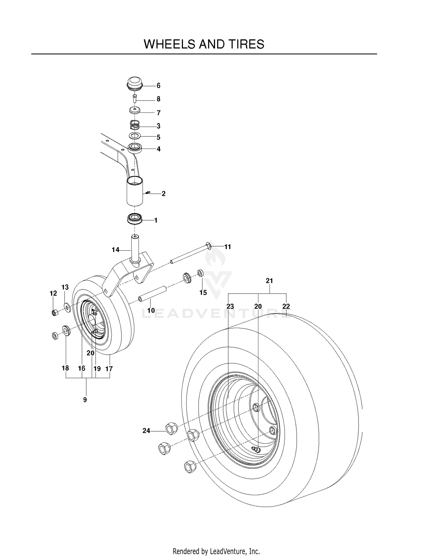 WHEELS TIRES