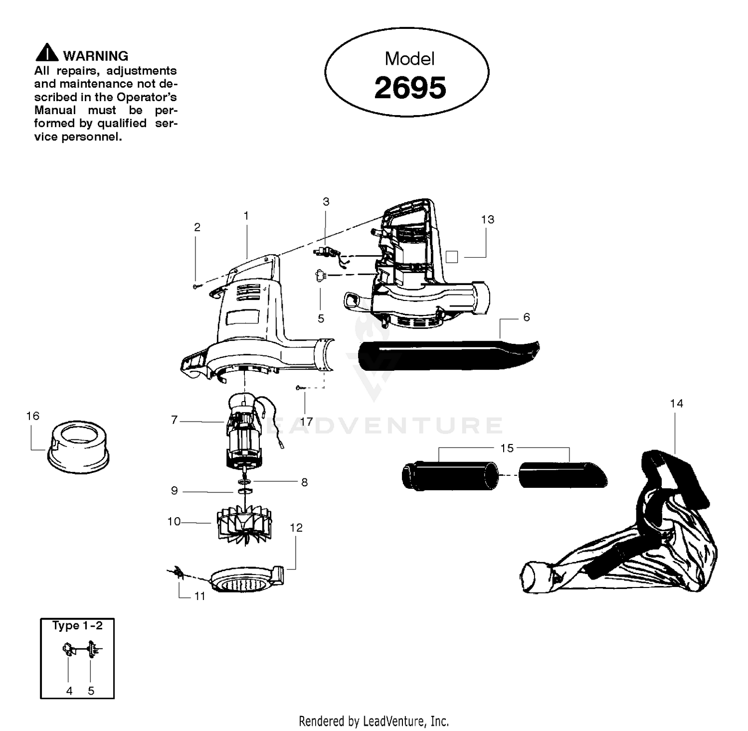 Electric Blower/Blower Assembly
