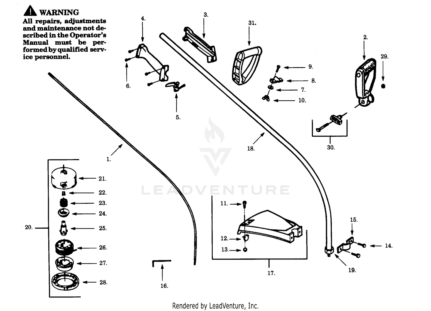 DRIVE SHAFT & CUTTING HEAD