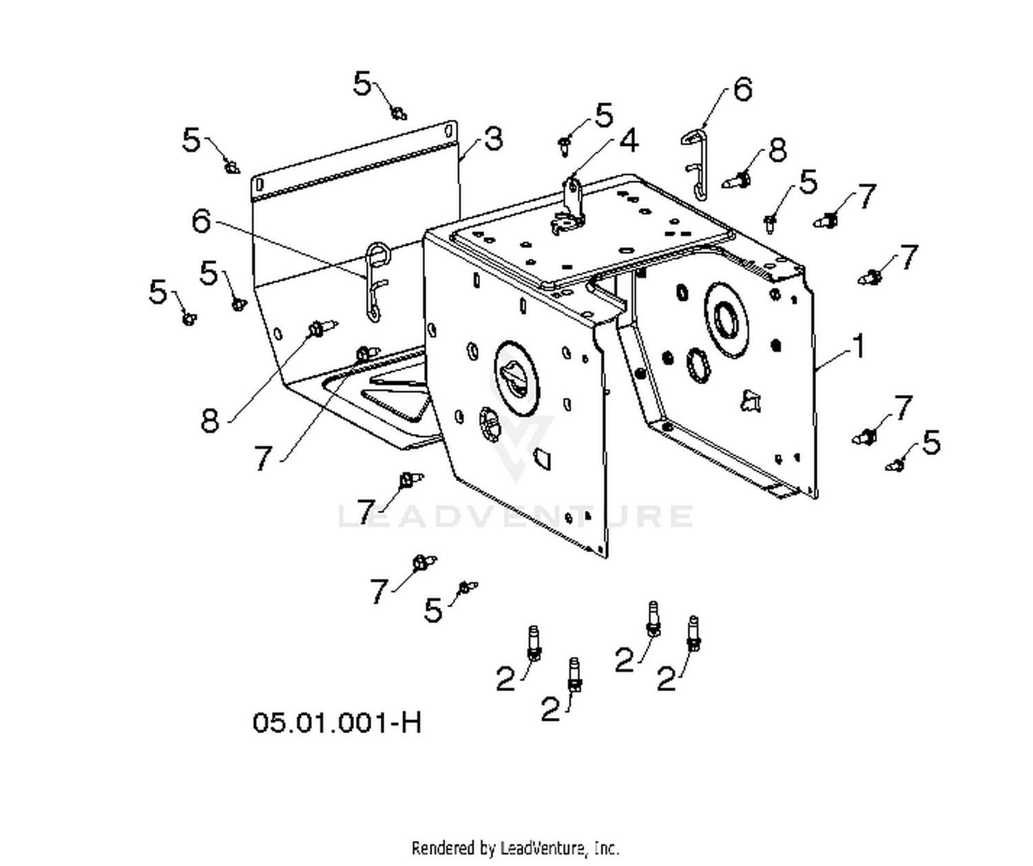 "CHASSIS, ENGINE & PULLEYS" 3
