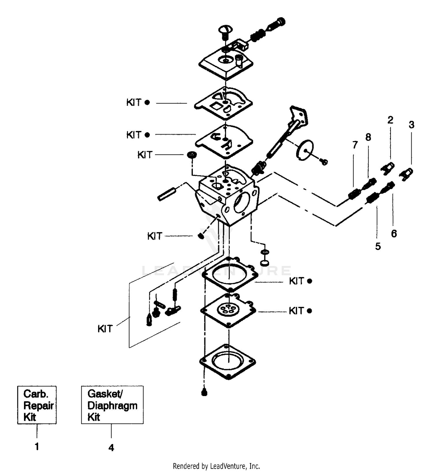 Carburetor Assembly - WT298B