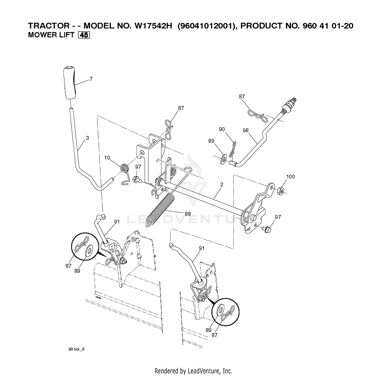MOWER LIFT / DECK LIFT