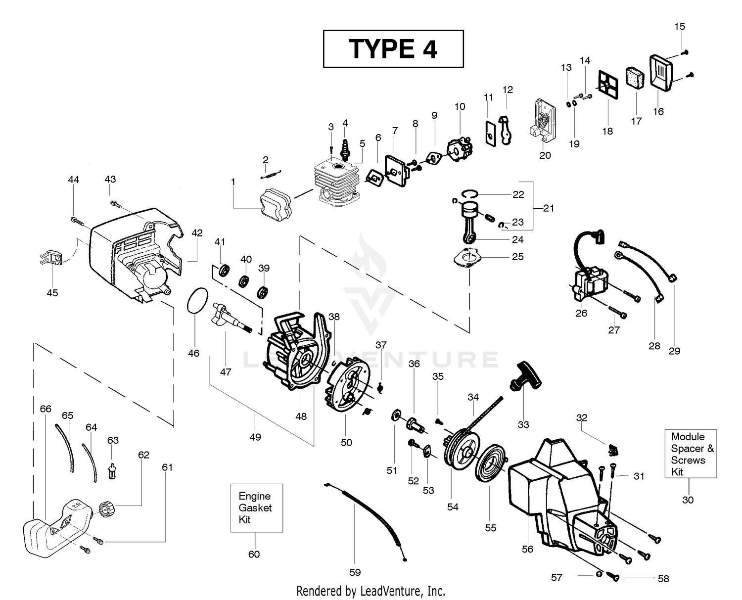 Engine Assembly Type 4