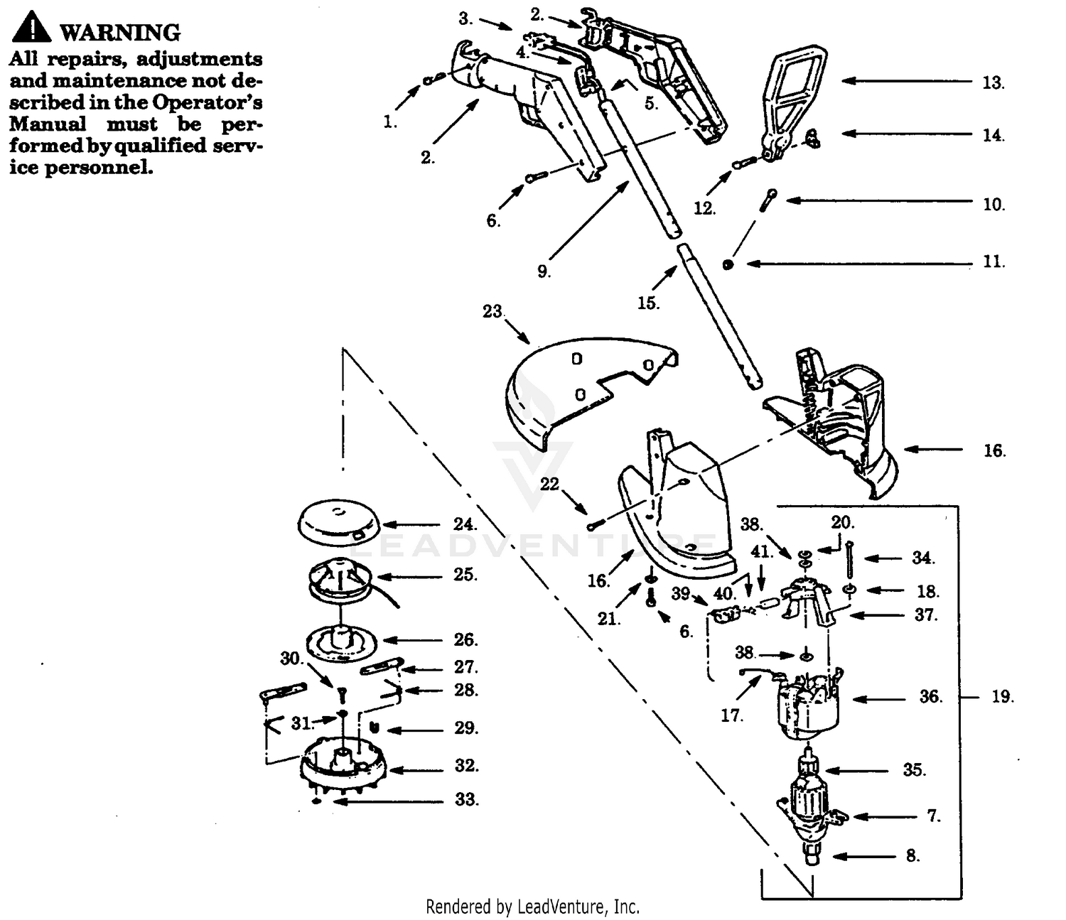 TRIMMER/BRUSHCUTTER ASSEMBLY