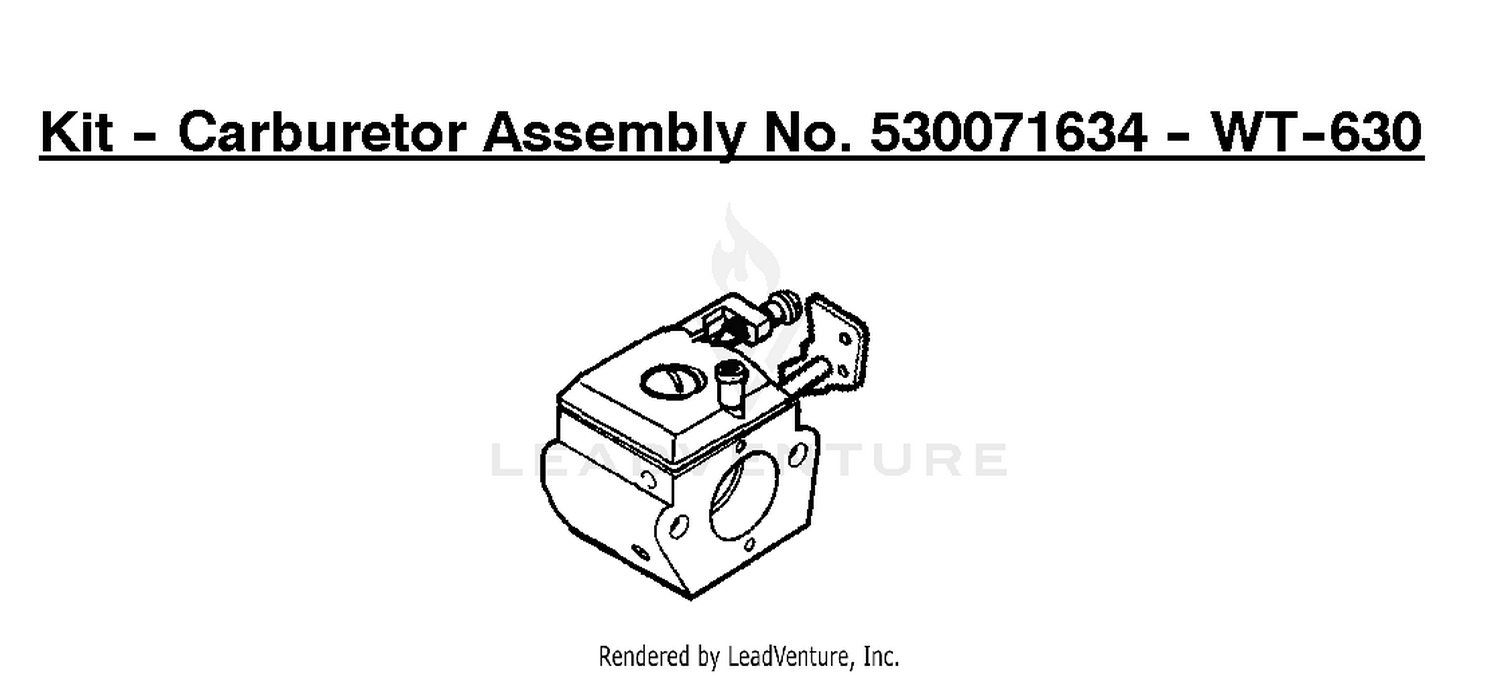 Kit - Carburetor Assembly