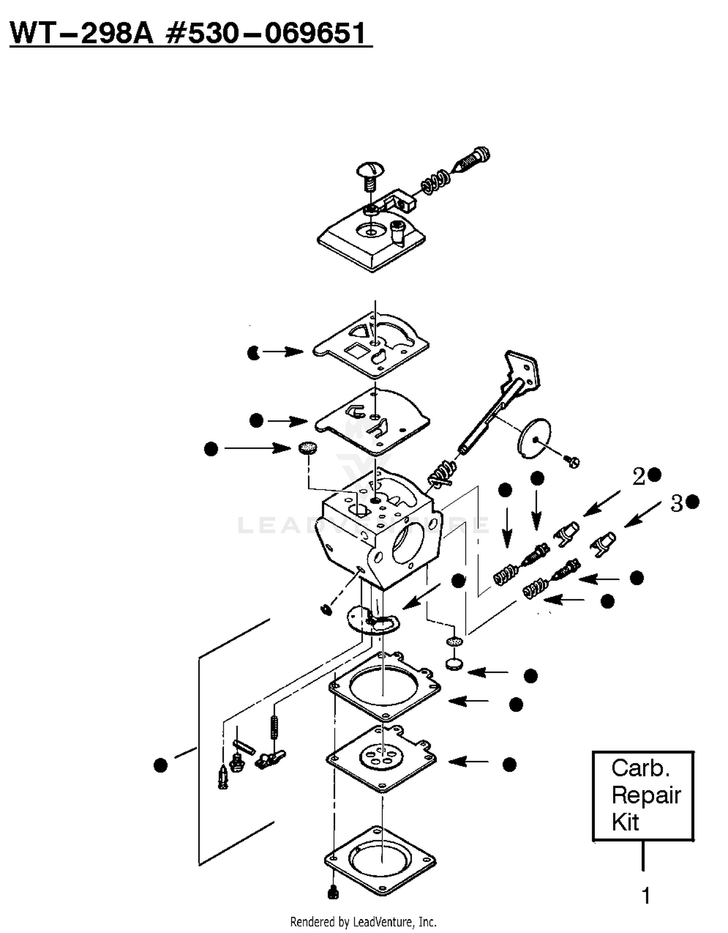 Carburetor Assembly WT-298A