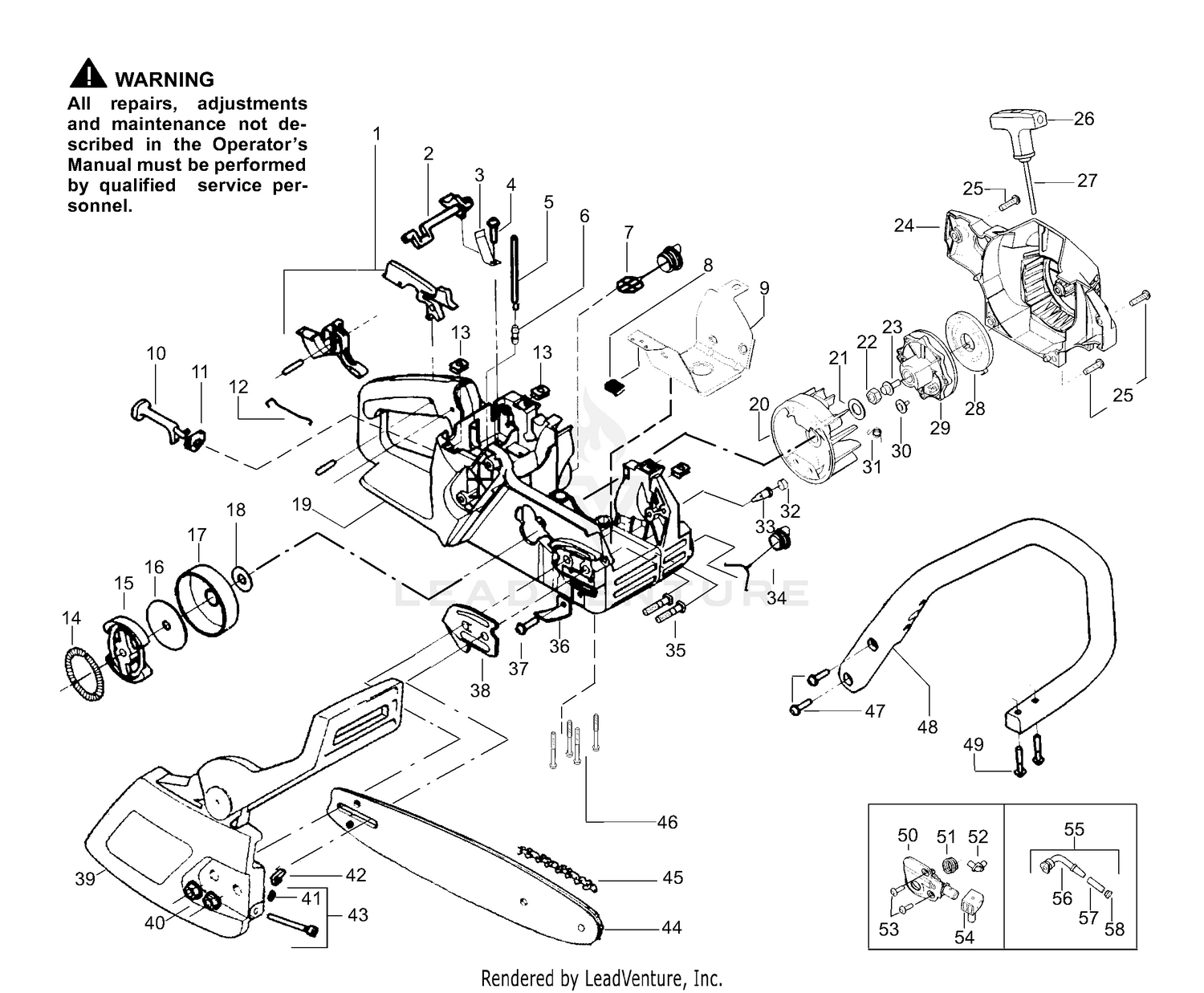 Handle, Chassis & Bar Assembly
