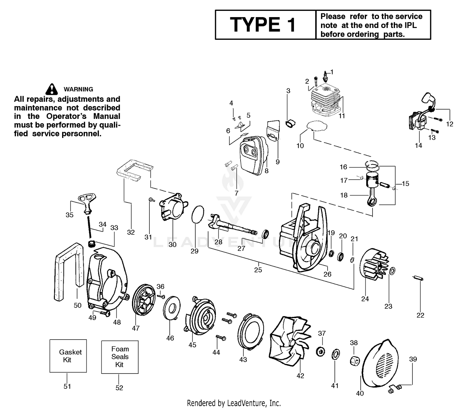Engine Assembly Type 1