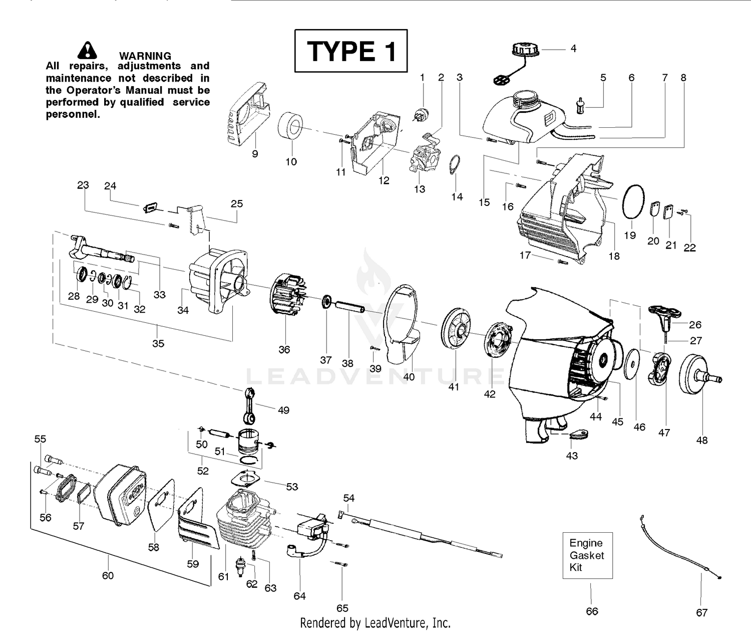 Engine Assembly Type 1