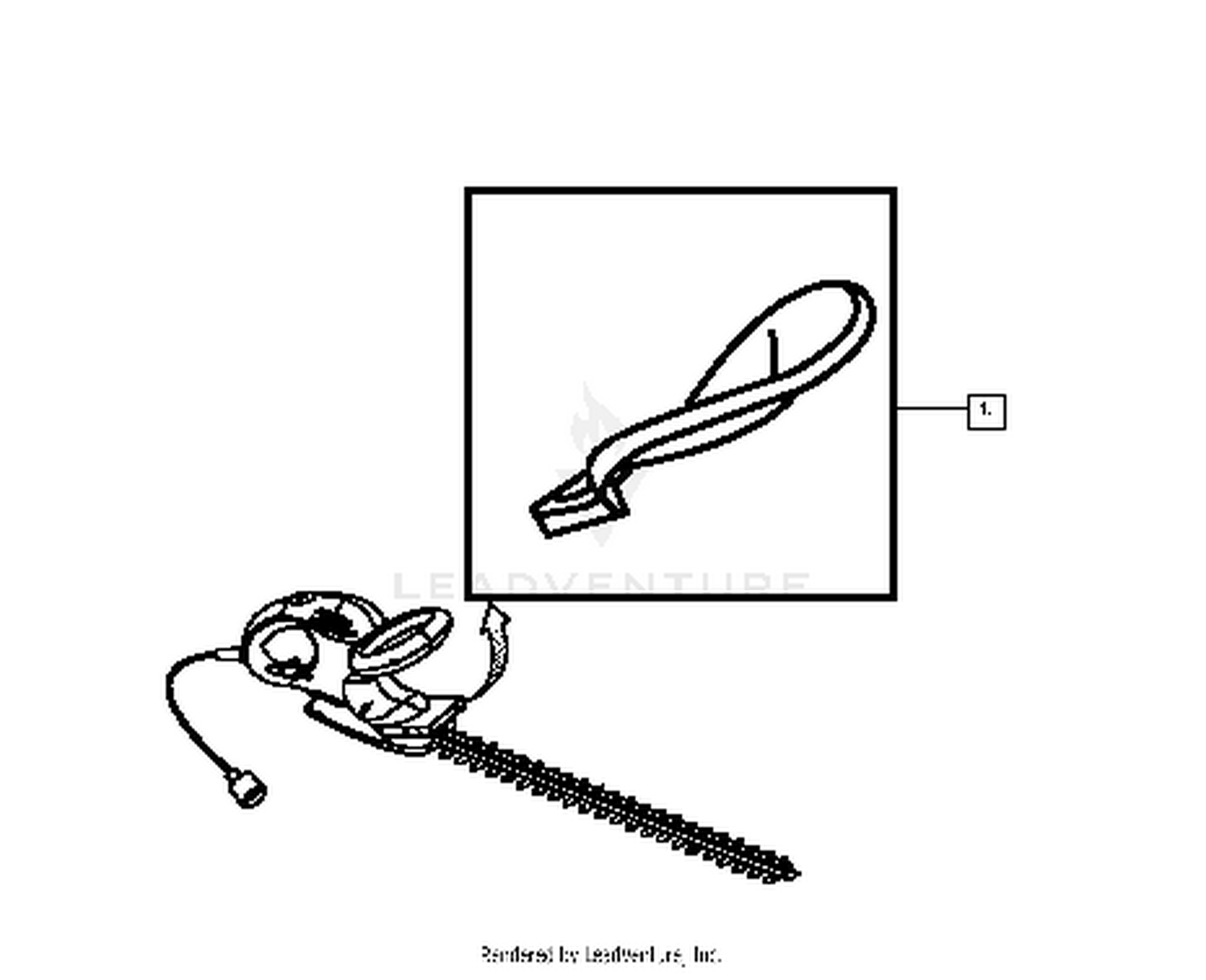 Electric Hedge Trimmer Assy.