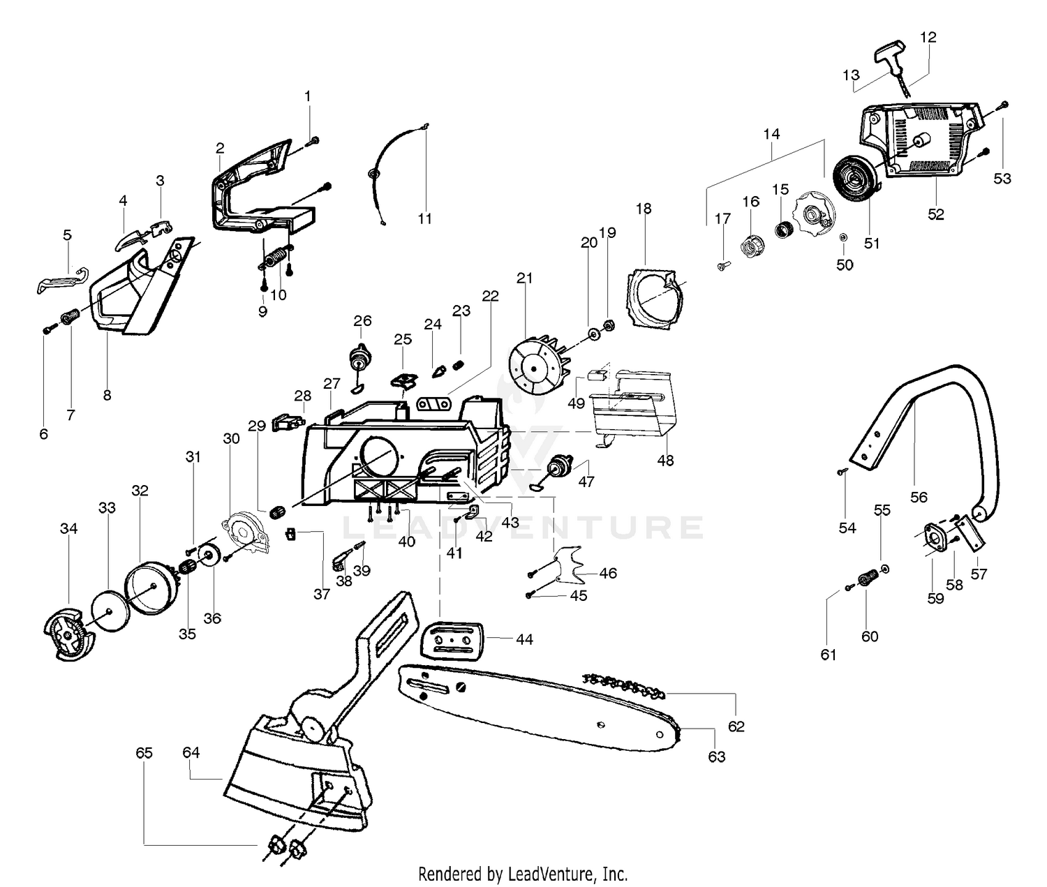 Handle, Chassis & Bar Assembly