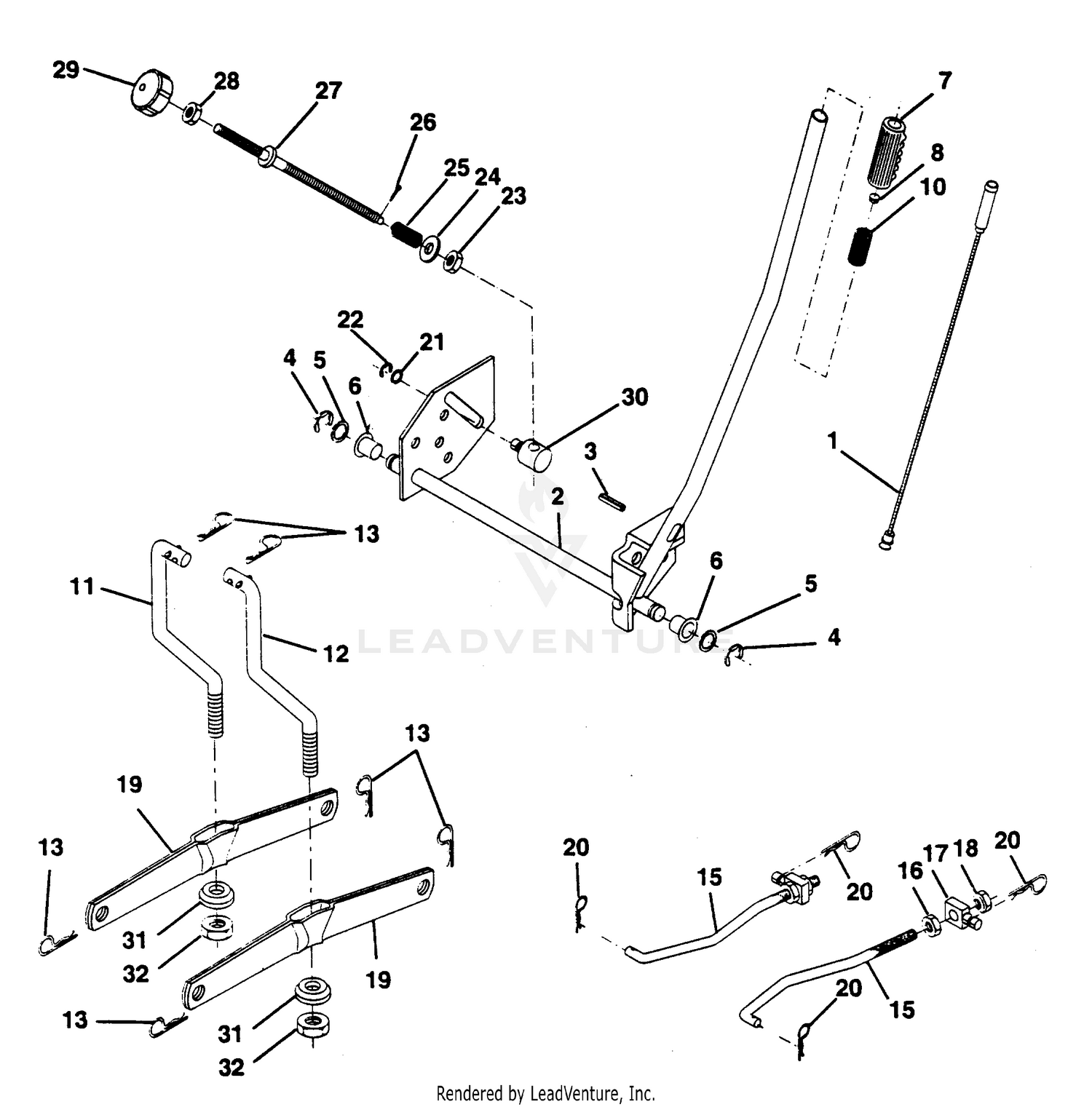 MOWER LIFT ASSEMBLY