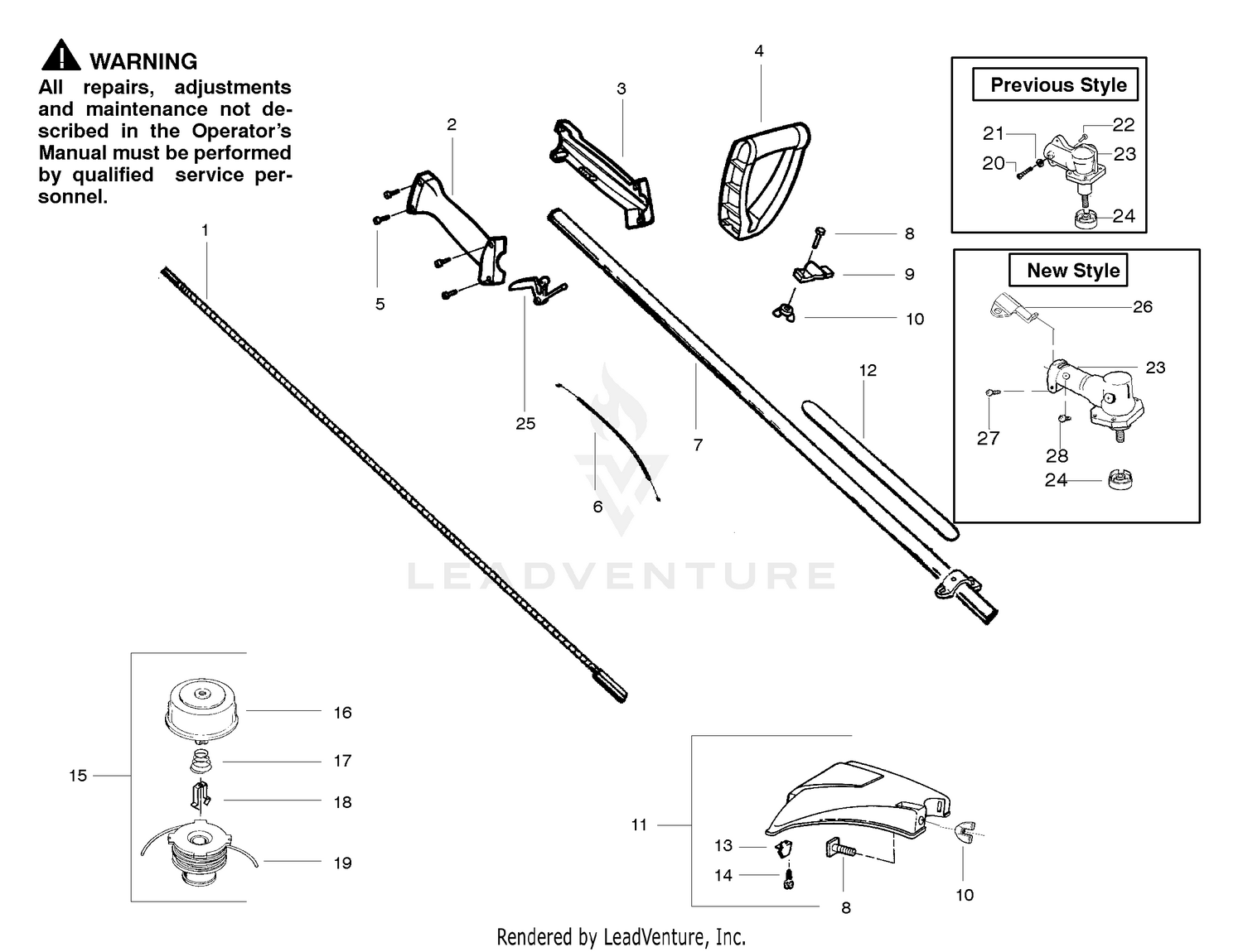 Handle & Shaft Assembly