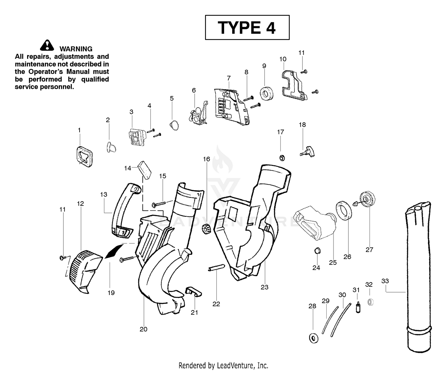 Handle & Blower Assembly