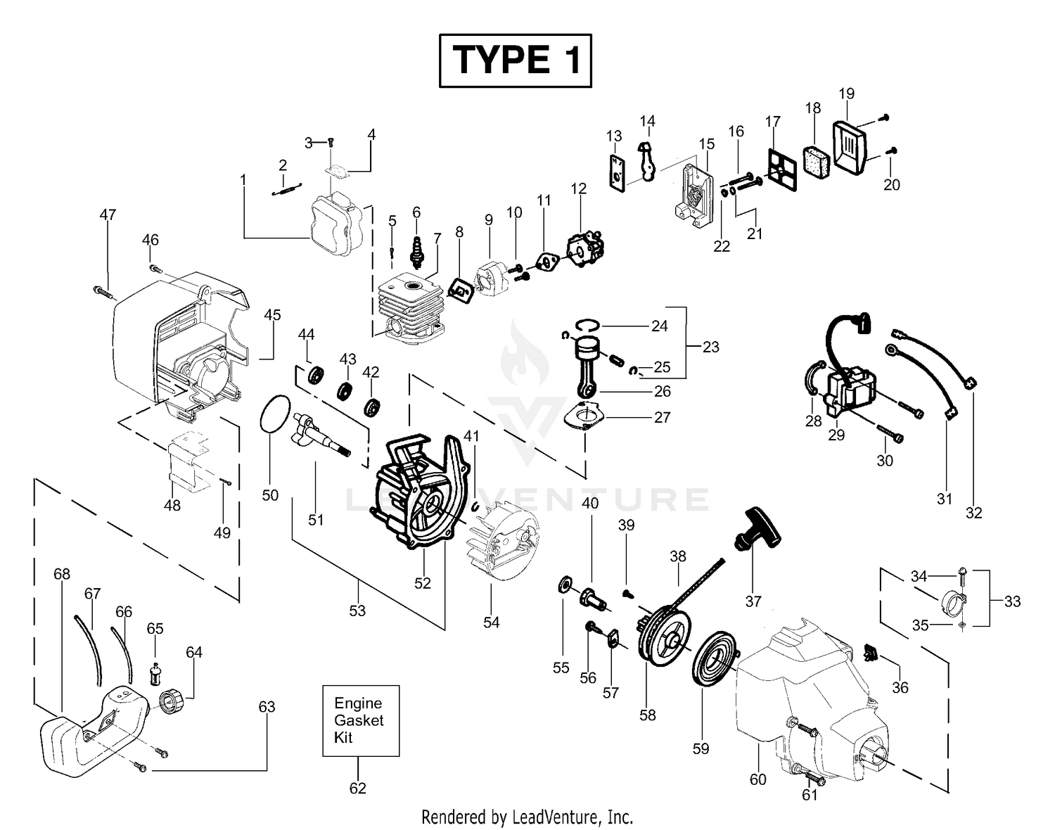 Engine Assembly Type 1