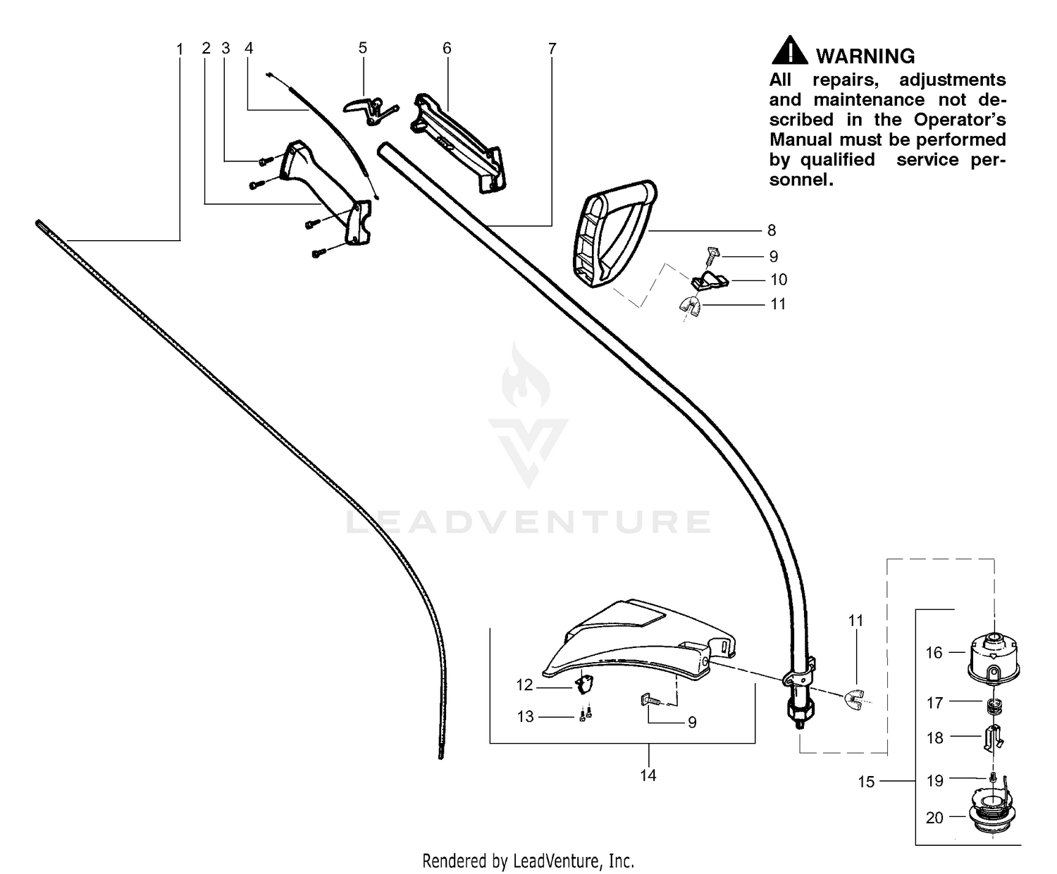Driver Shaft & Cutting Head