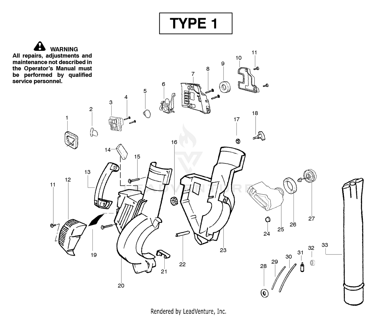 Handle & Blower Assembly