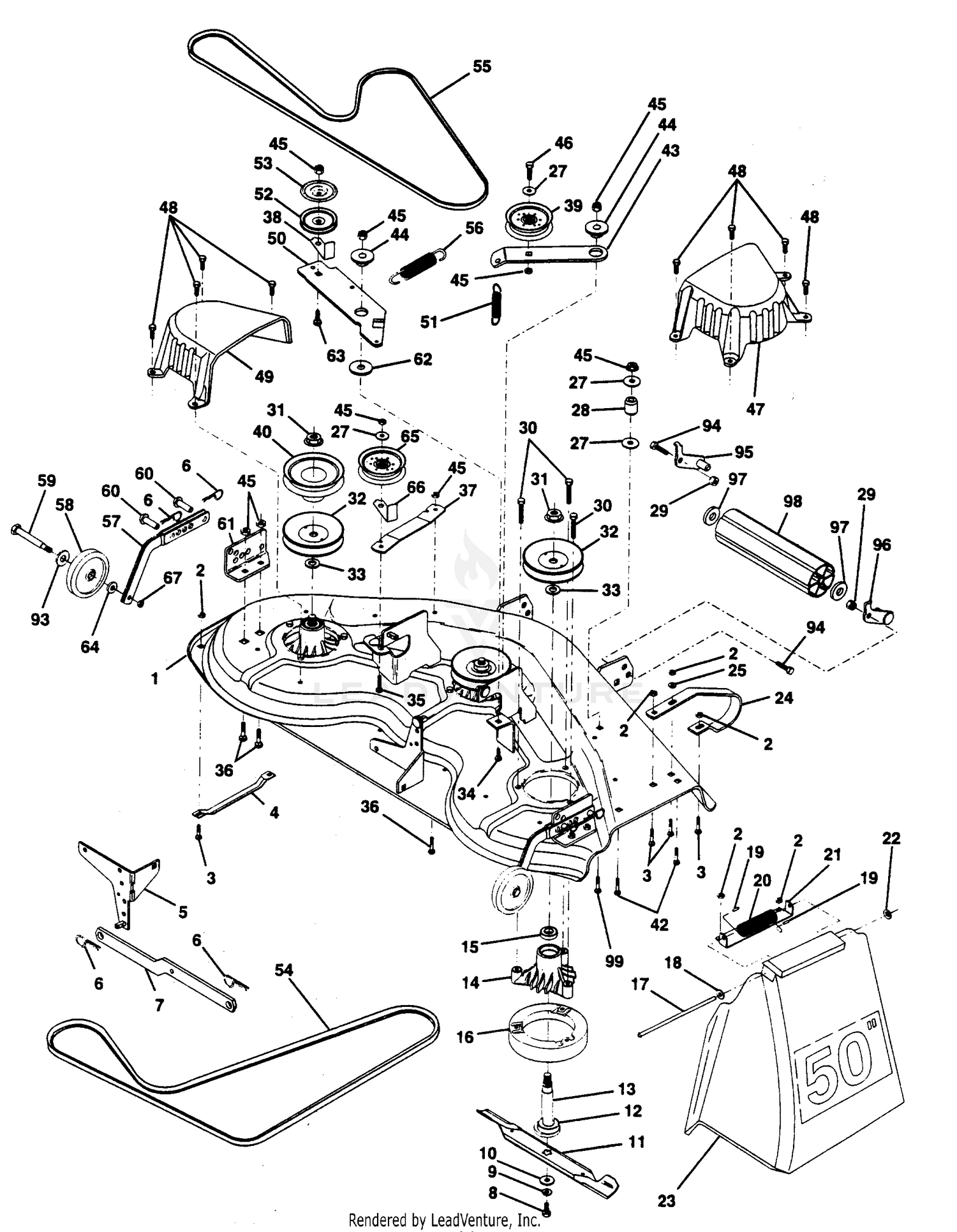 MOWER DECK